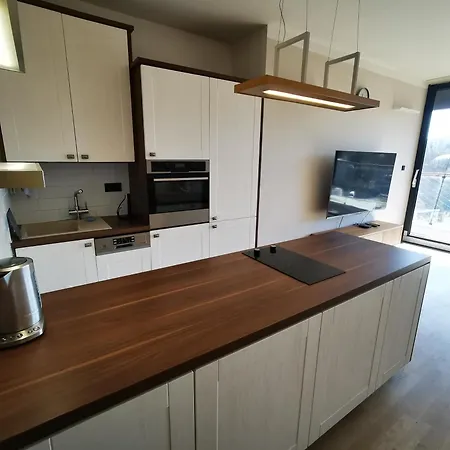 Free Parking Modern Smichov With Large Balcony * Praga